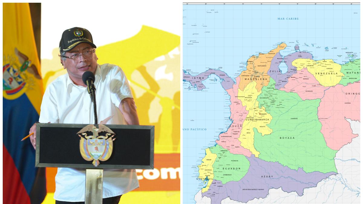 El presidente Petro declaró el deseo de revivir proyectos de bolivar con Gran Colombia