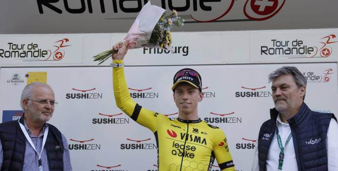 Matthew Brennan ganó la etapa 1 de la gira Romandía