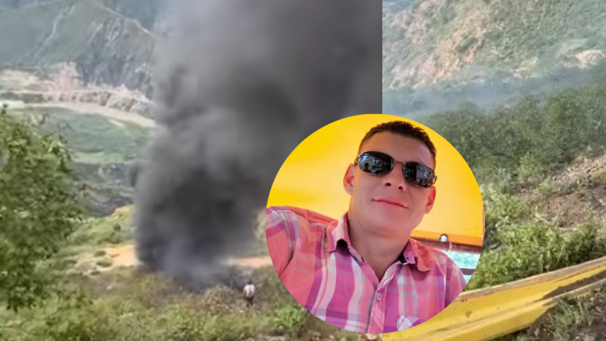 Palabras en movimiento que el conductor que murió cuando cayó sobre el cañón de Chicamocha caía: “Los amo”