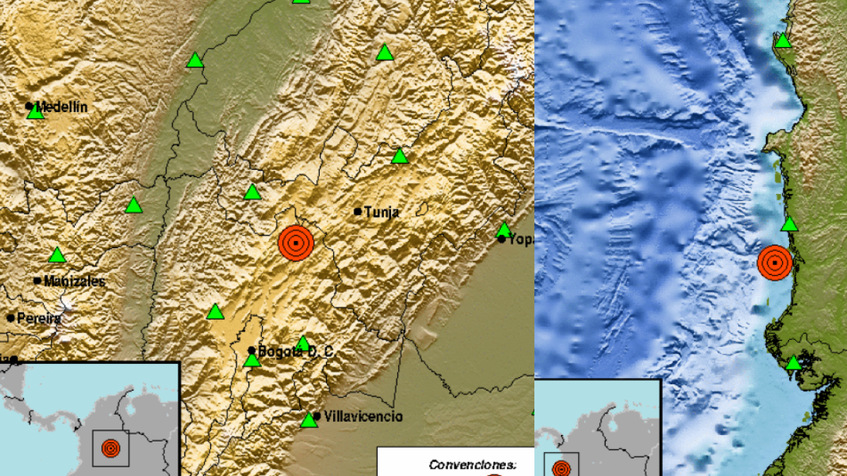 Tedoy Toy en Colombia informan sobre terremotos el miércoles 23 de abril; Epicentro y detalles