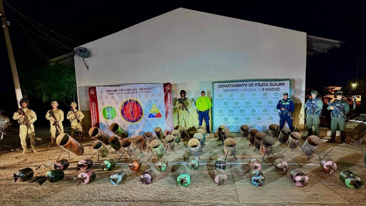 Un explosivo Arsenal en La Guajira, que supuestamente pertenecía a Eln