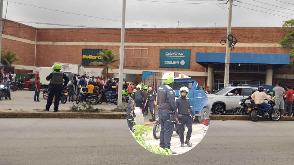 Un intento de robar un automóvil de un tiroteo en el Centro Comercial Metropolitano de Barranquilla