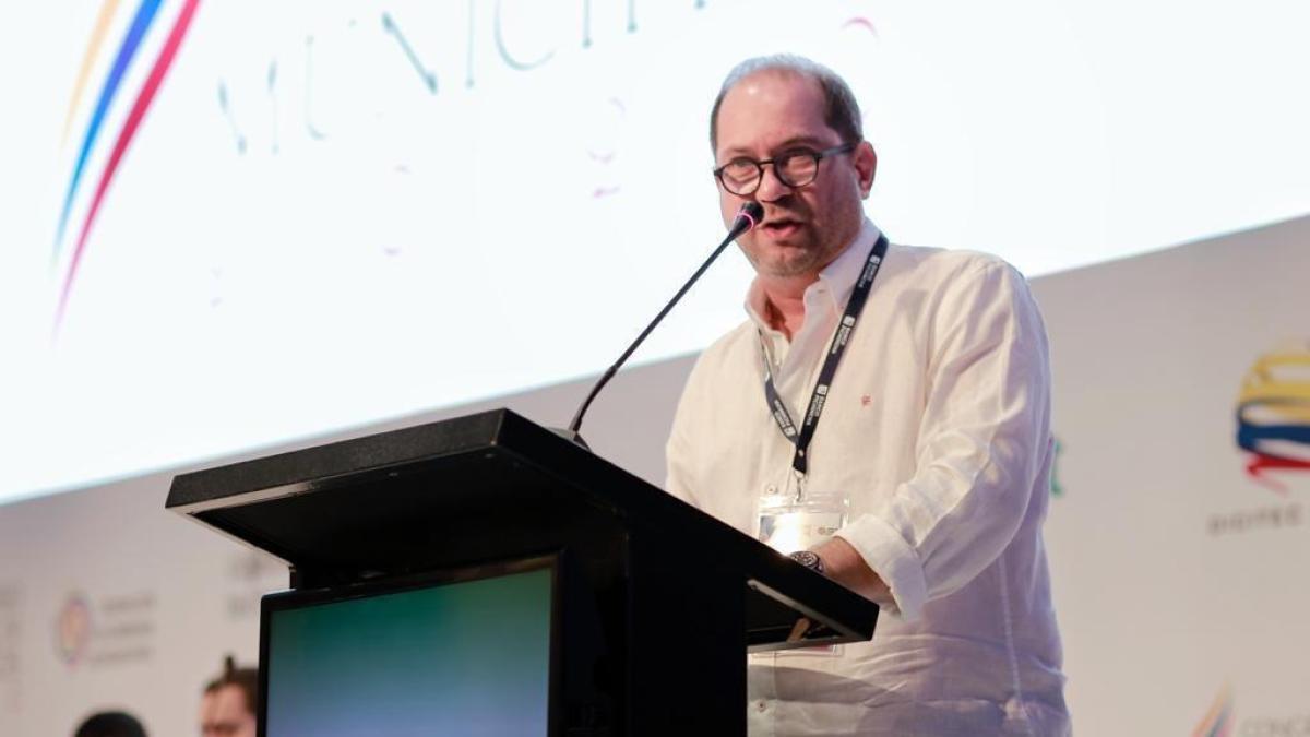 Lidio García Turbay, el candidato como el Partido Liberal ha presentado para la oficina presidencial del Senado 2025-2026