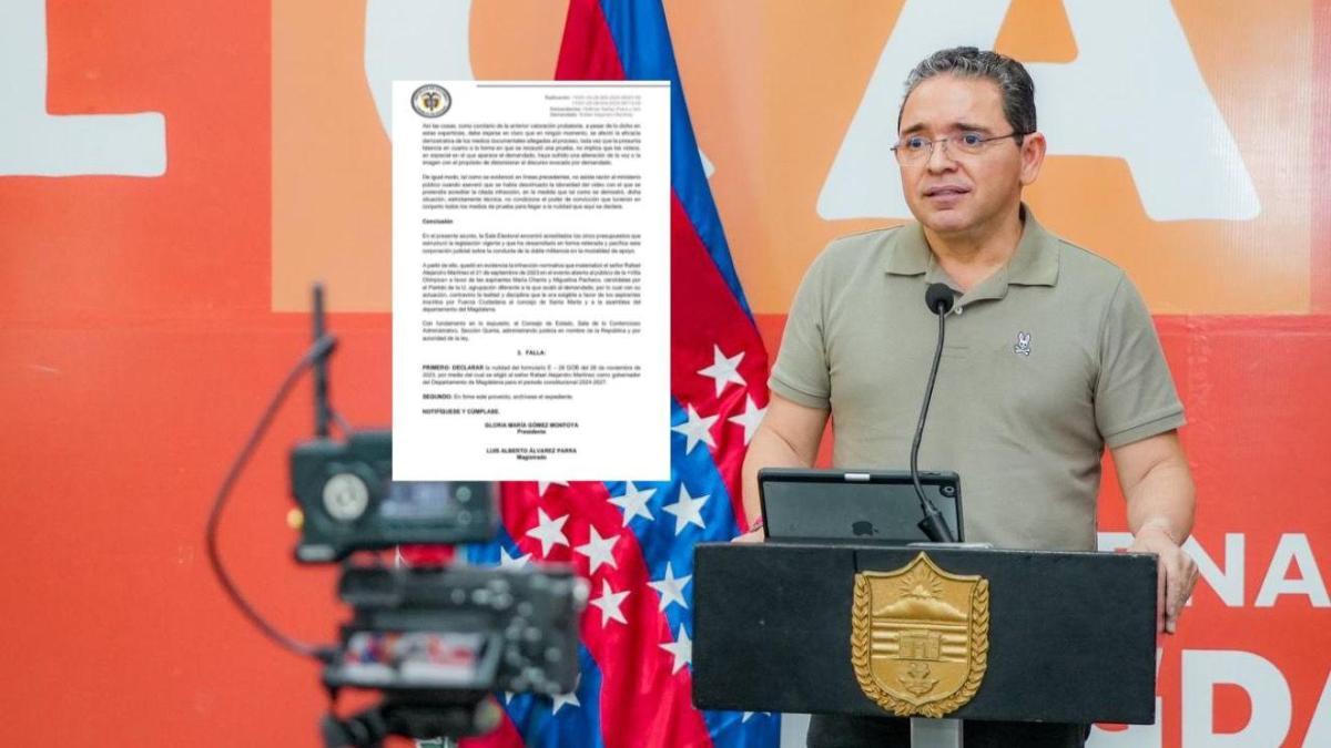 Rafael Martínez después del Consejo de Estado