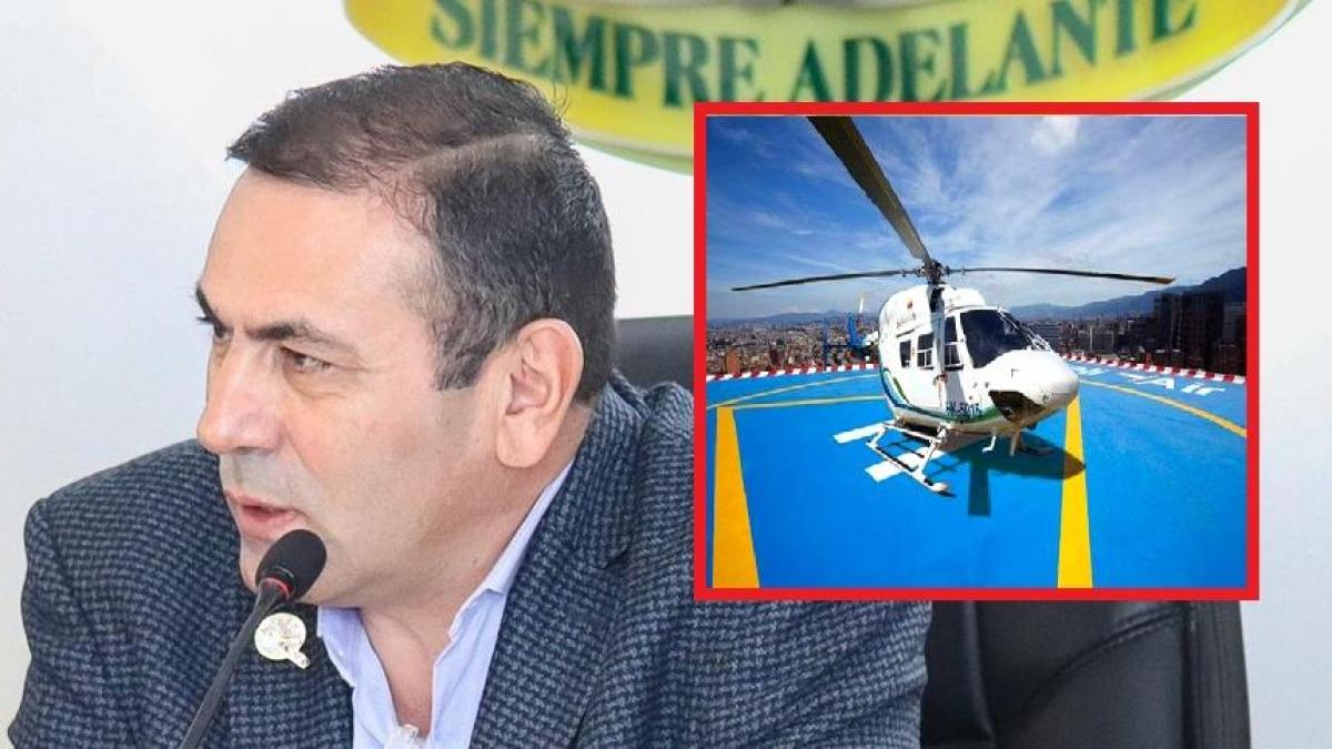El gobernador de Santander anunció la renovación del acuerdo de helicóptero por sus transferencias durante la controversia

 – En la mira