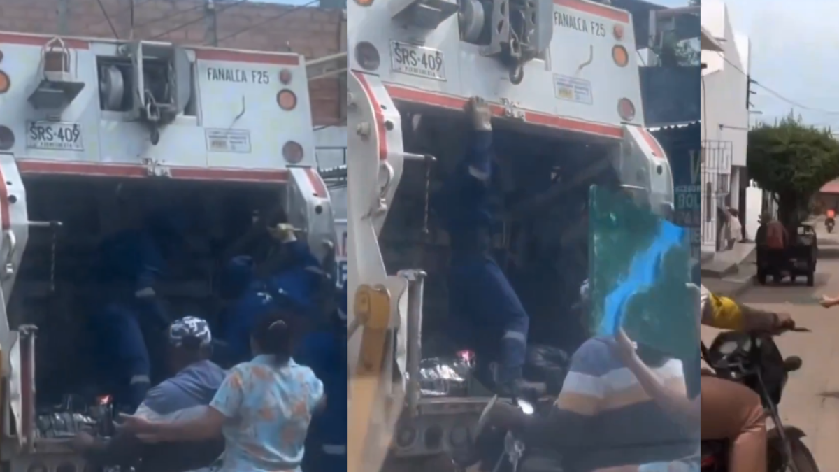 El tormento de la madre para salvar el modelo de la escuela de que el error fue tomado por el camión de basura

 – En la mira