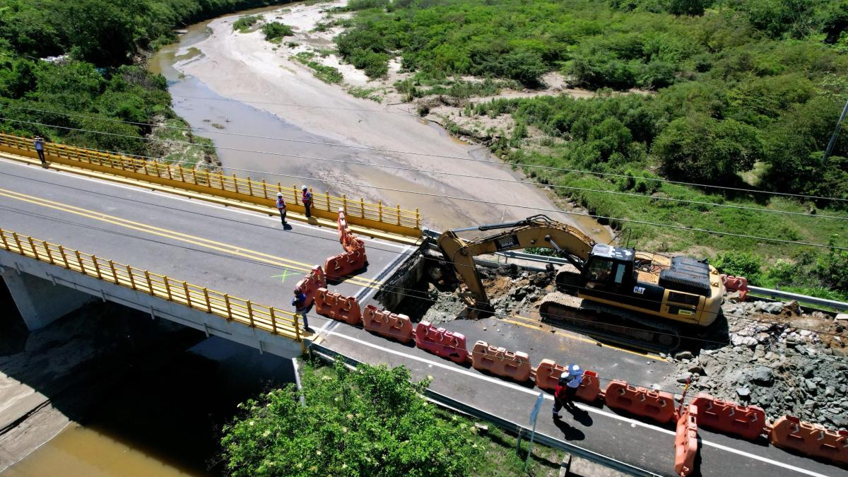 Calificaciones parciales 15 días después del daño al puente Juan de Acosta
