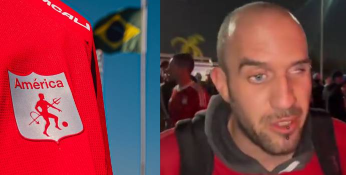 Conozca al fanático ciego de América, que acompaña al equipo en Brasil