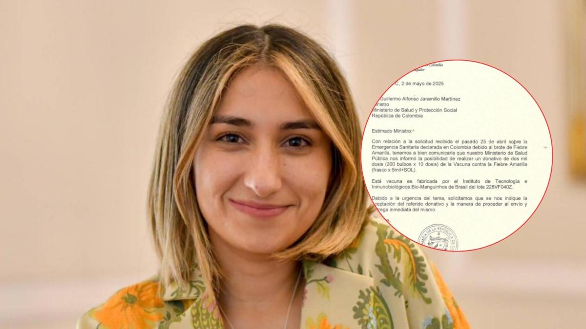 La canciller Laura Sarabia le agradeció