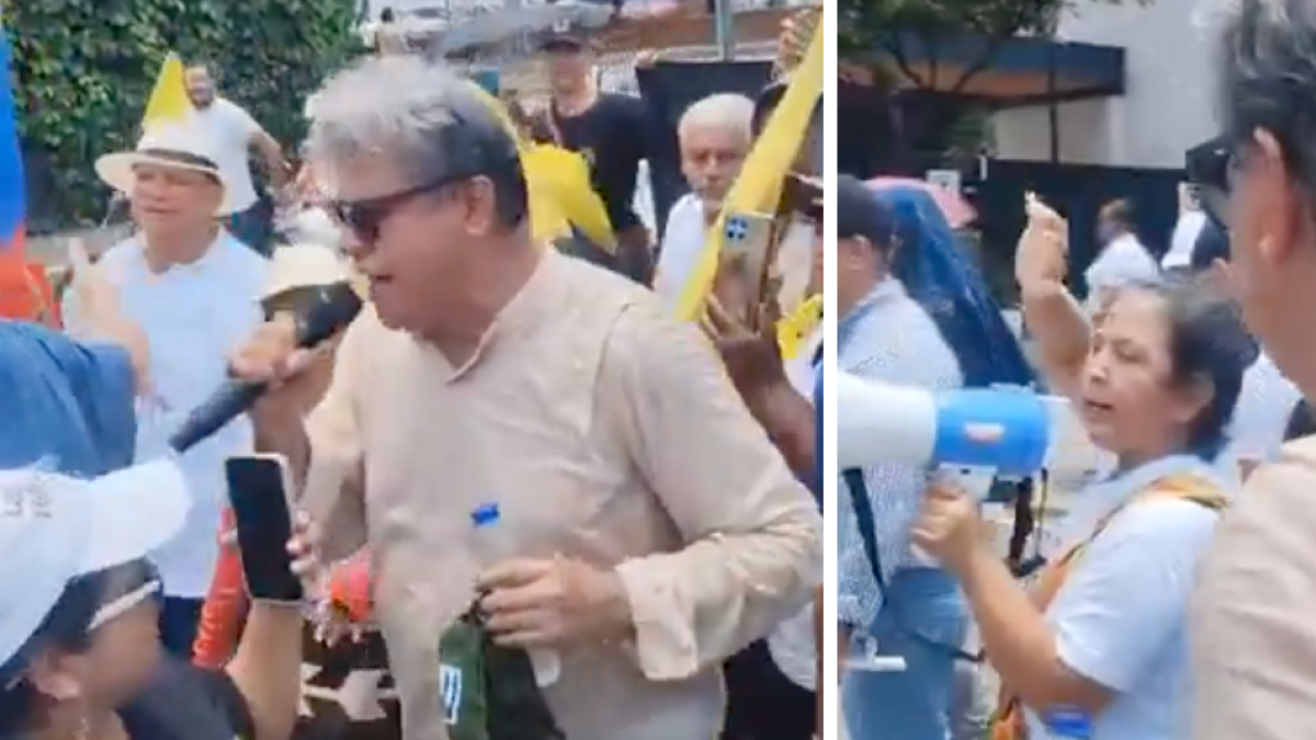 Los manifestantes se enfrentan a los congresistas Wilson Arias en Cali durante las marchas: “No hicieron nada”