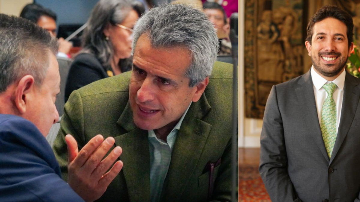 Luis Fernando Velasco y Diego Guevara conocidos parlamentarios, fiscales en el caso de Agrd