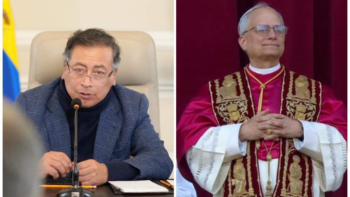 Presidente Gustavo Petro contra la elección de Poope Leo XIV