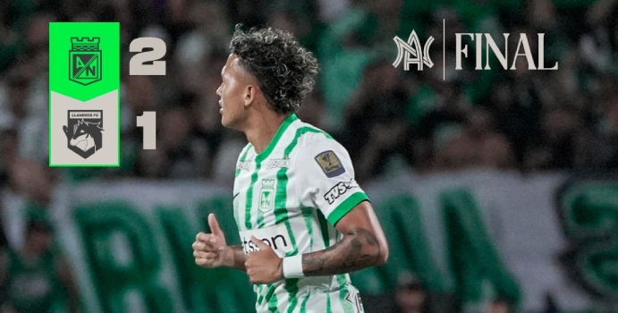 Nacional ganó y es líder parcial de la liga de betplay