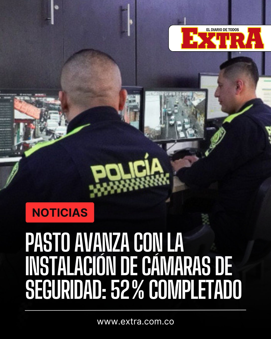 Pasto continúa con la instalación de cámaras de vigilancia: más del 52 % completado – 

 – En la mira
