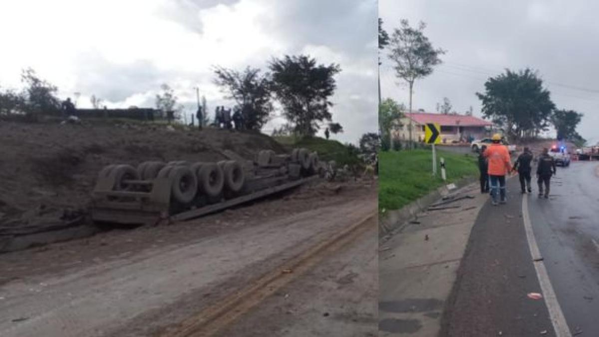 Accidente grave en la llanura con un camión que carga el camión; Trancecon se registra por completo cerrando

 – En la mira