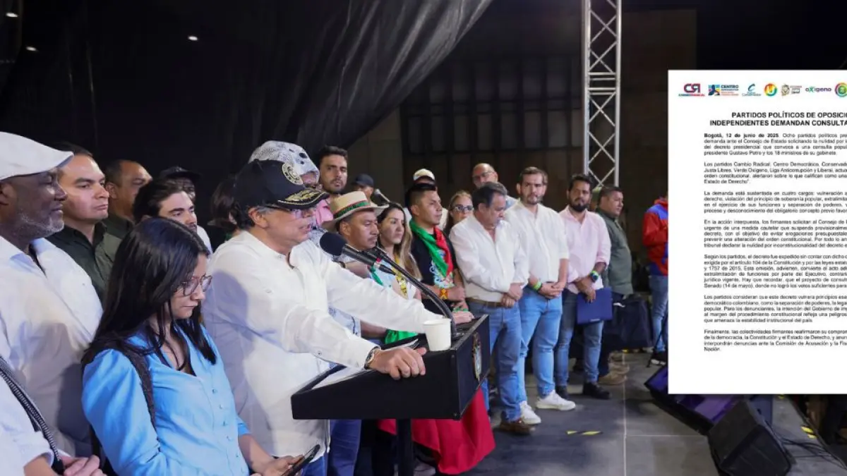Ocho partidos políticos de oposición y independientes requieren la decisión de consulta popular de Petro

 – En la mira