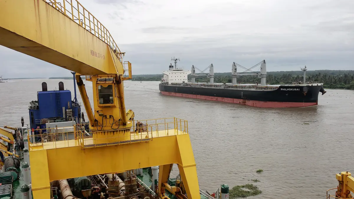 Barranquilla mantiene 10.4 metros de boceto histórico en el canal de acceso al área del puerto

 – En la mira