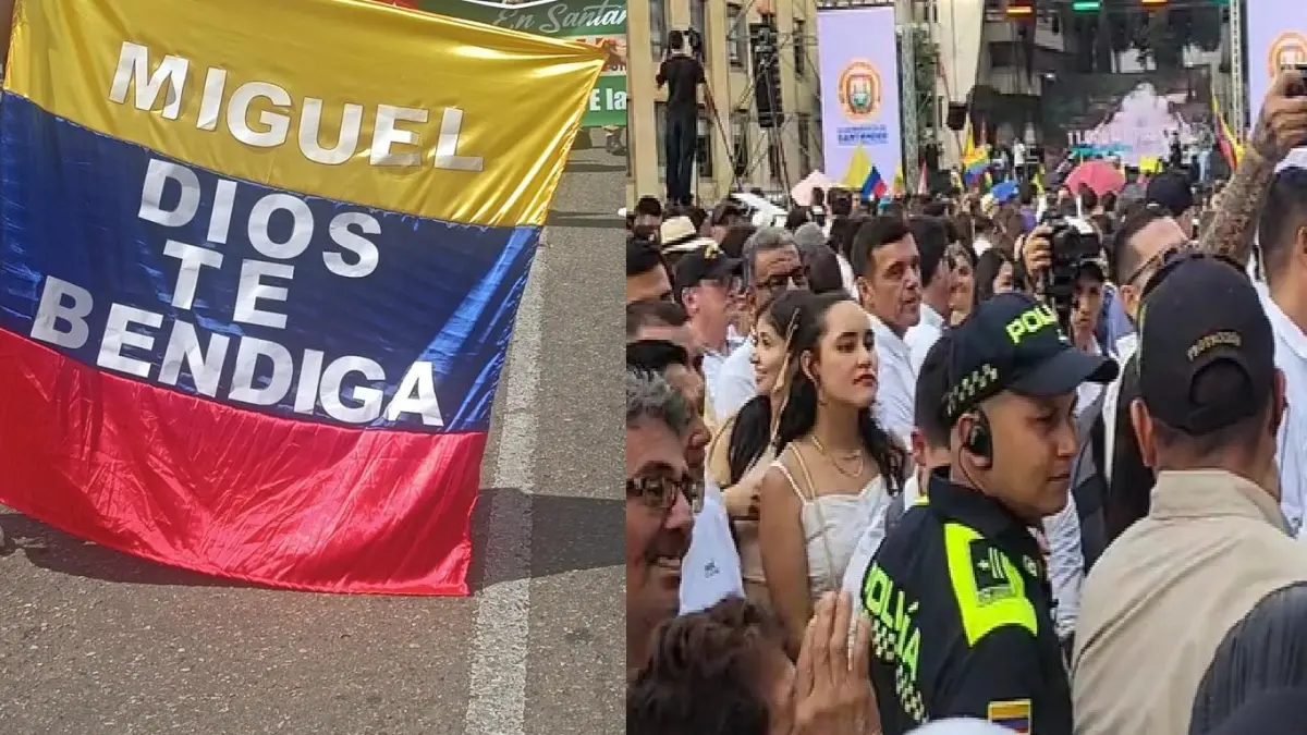 Santandeanos pidió la salud de Miguel Uribe

 – En la mira