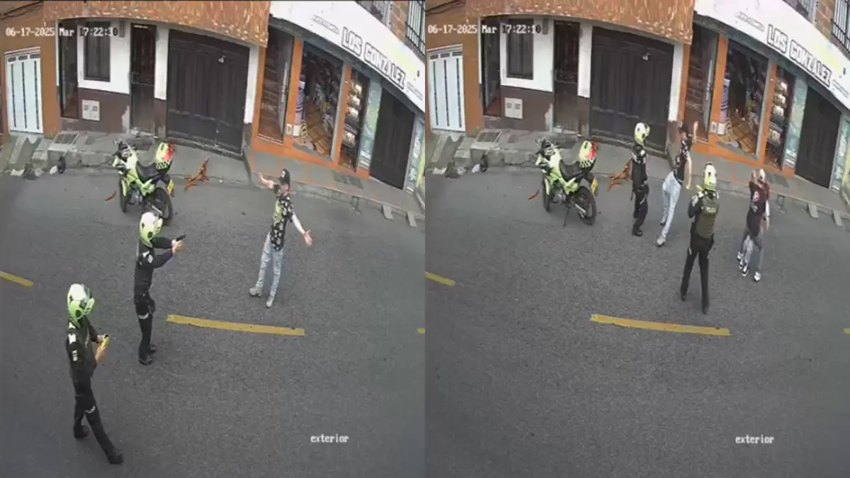 El policía fue herido con un arma blanca después de la intervención en el metacarpano en Copacabana, Antioquia

 – En la mira