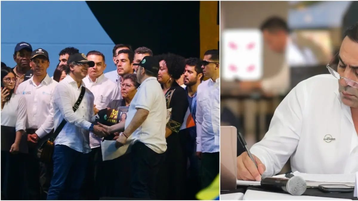 El gobernador de Santander responde a la acusación del presidente Petro, quien señaló a los líderes del presunto “golpe”

 – En la mira