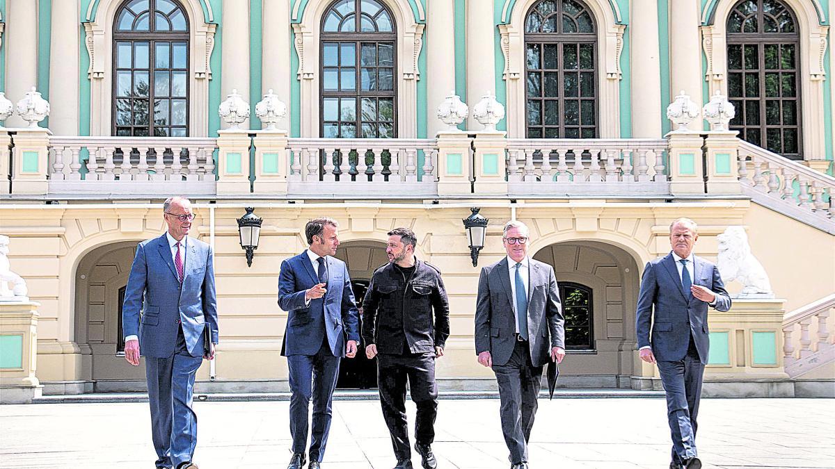 Líderes europeos del cuarteto que quieren convertirse en una voz de Occidente

 – En la mira