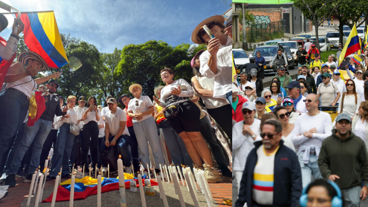 Marches y Vellatón en la Clínica Santa Fe en Bogotá y otras áreas del país después de un ataque contra Miguel Uribe

 – En la mira