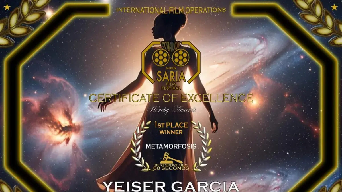 Yeiser García gana el Festival de Cine de Saria con “Metamorfosis”

 – En la mira
