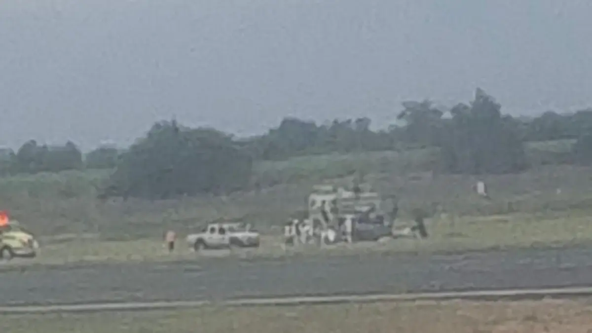 Esta es una empresa privada a la que el helicóptero se estrelló en Alfonso Bonilla Aragón con cuatro personas a bordo

 – En la mira