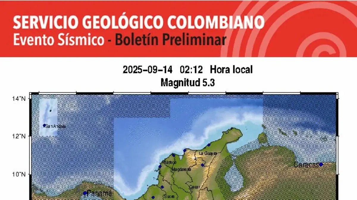 Tedoy Tody en Colombia informa un nuevo terremoto en Antioquia a principios del 14 de septiembre; epicentro, tamaño y profundidad

 – En la mira