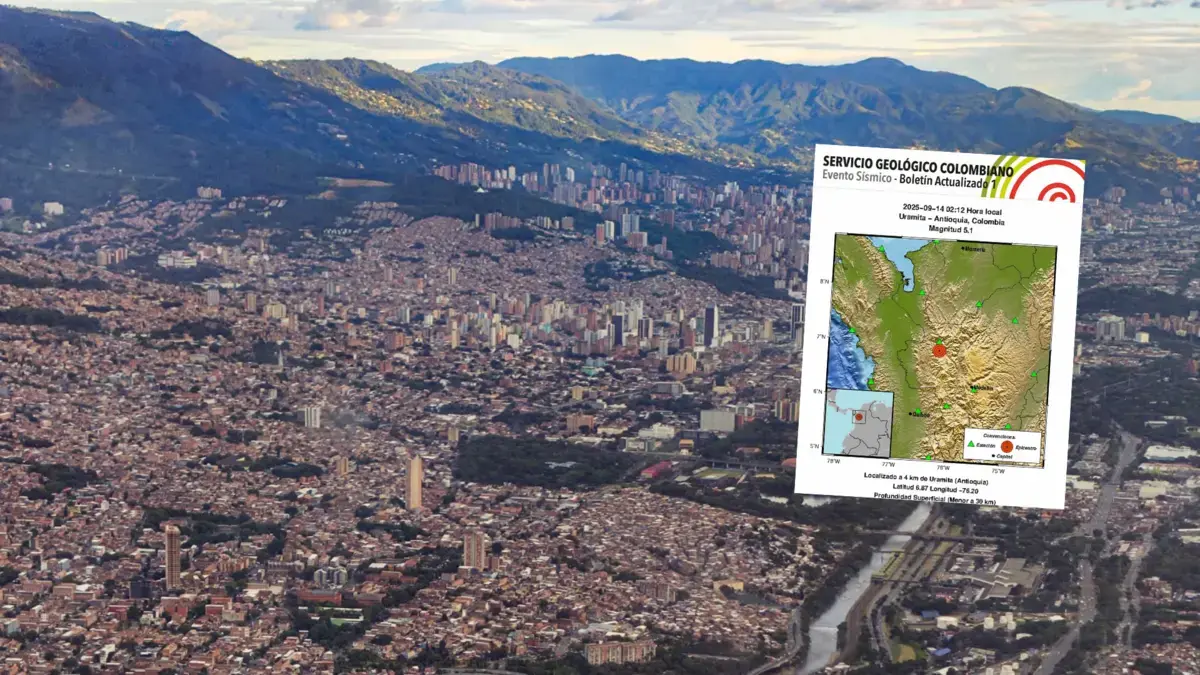 Por lo tanto, se experimentó un temblor 5.3, que despertó a los habitantes de Medellín y Antioquia a principios del 14 de septiembre

 – En la mira