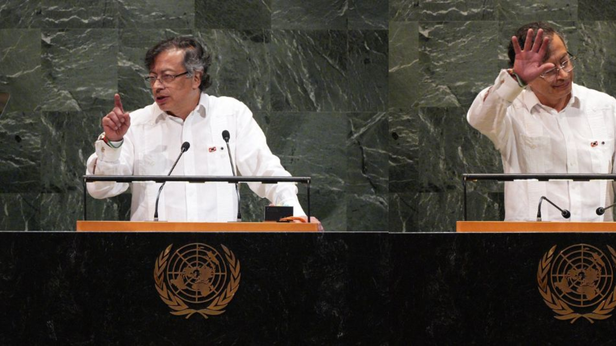 ¿Qué vistió la bandera de “guerra a la muerte” que el presidente Gustavo Petro usó en la Asamblea General de las Naciones Unidas?

 – En la mira