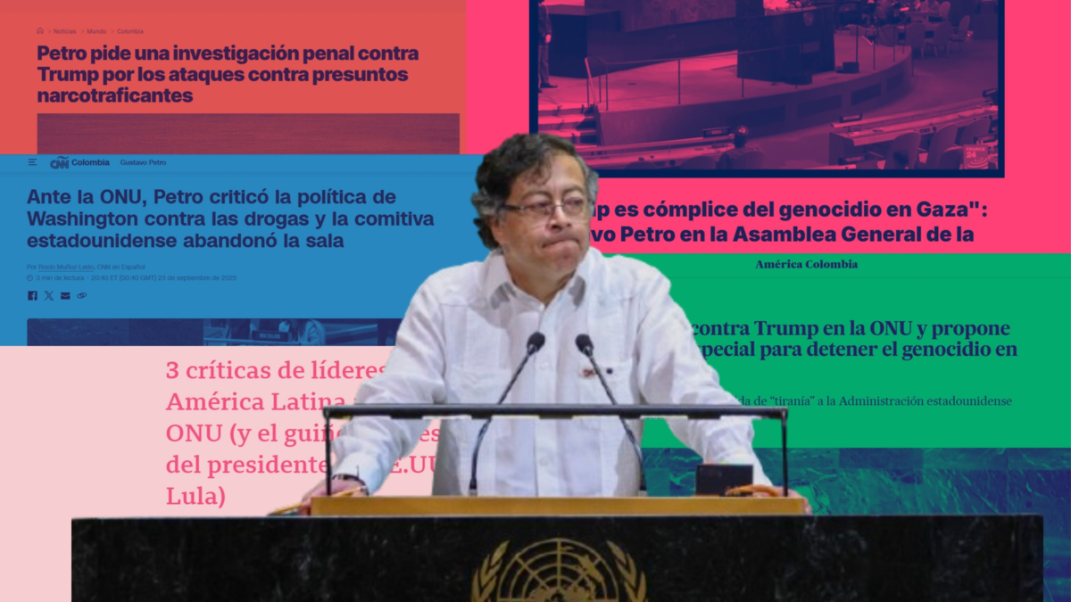 Por lo tanto, el discurso del presidente Gustavo Petro en la Asamblea General de las Naciones Unidas es: ‘Cargando contra Trump’

 – En la mira