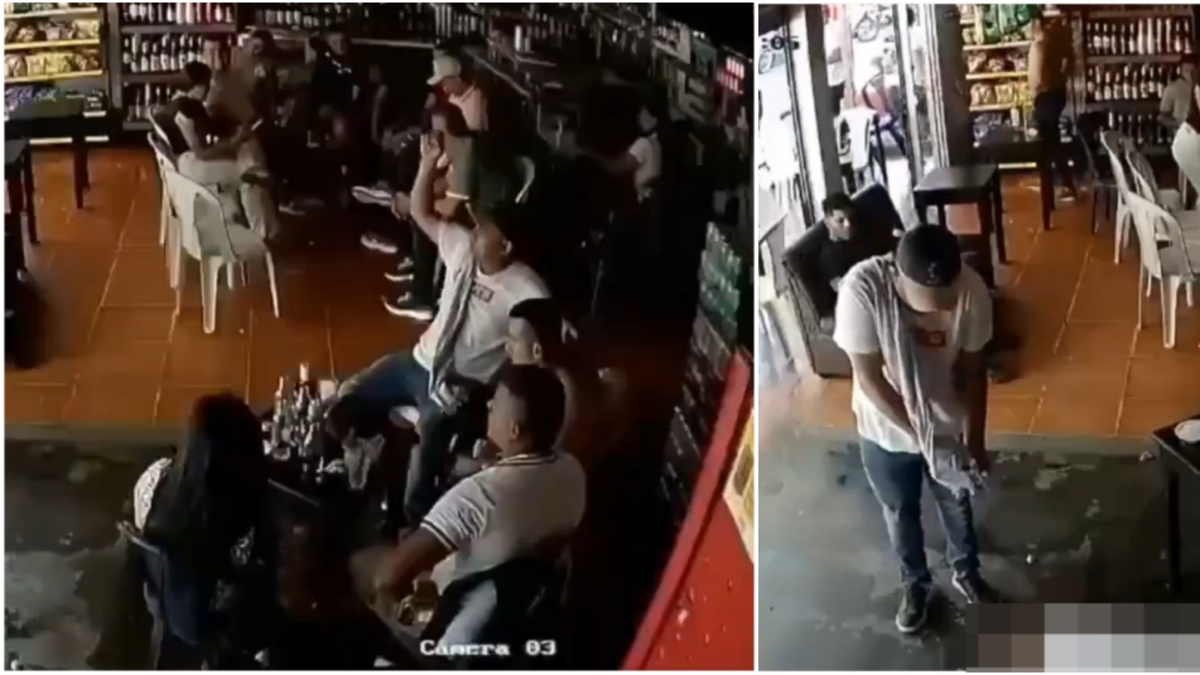 Dos hombres hablaron en el bar, cuando uno tomó el arma, le dio cuatro tiros e intentaron terminarlo.

 – En la mira
