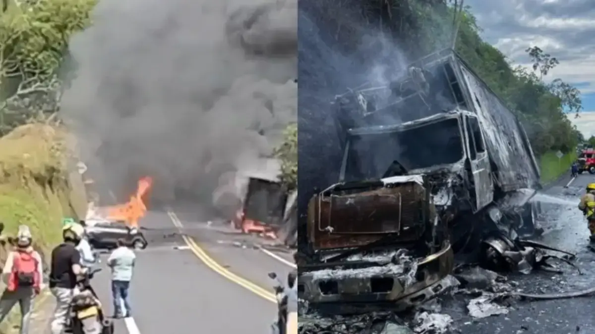 El conductor del automóvil murió calculado después de un fuerte choque con el camión en la carretera, que conecta a Pereira con Quindio y el Valle de Cauca

 – En la mira