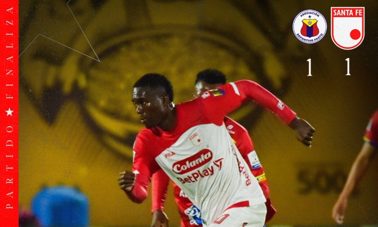 ¡Santa Fe rescató un punto al final de Pasto!

 – En la mira