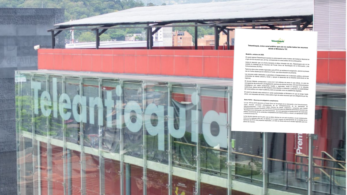 ¿Sin dinero? Teleantioquia exige al Ministerio TIC asignar recursos adecuados

 – En la mira