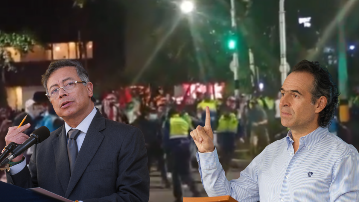 El presidente Petro ordenó desarticular un grupo de la Secretaría de Seguridad de Medellín que había intervenido en las marchas; Federico Gutiérrez criticó esta decisión

 – En la mira