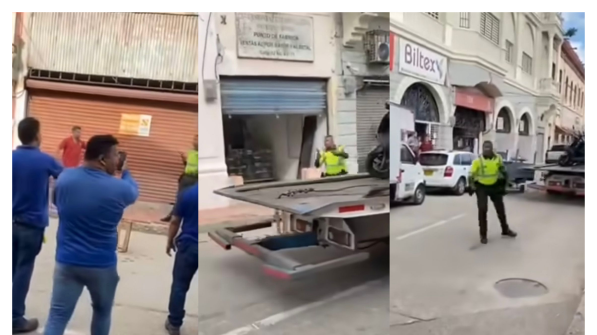 el patrullero tuvo que huir para evitar ser linchado

 – En la mira