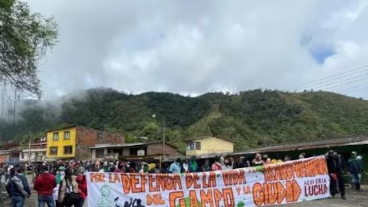 ¿Por qué persiste el bloqueo que mantienen las comunidades campesinas, indígenas y afro del Cauca en la Carretera Panamericana? Los sindicatos alertan de una posible crisis económica

 – En la mira