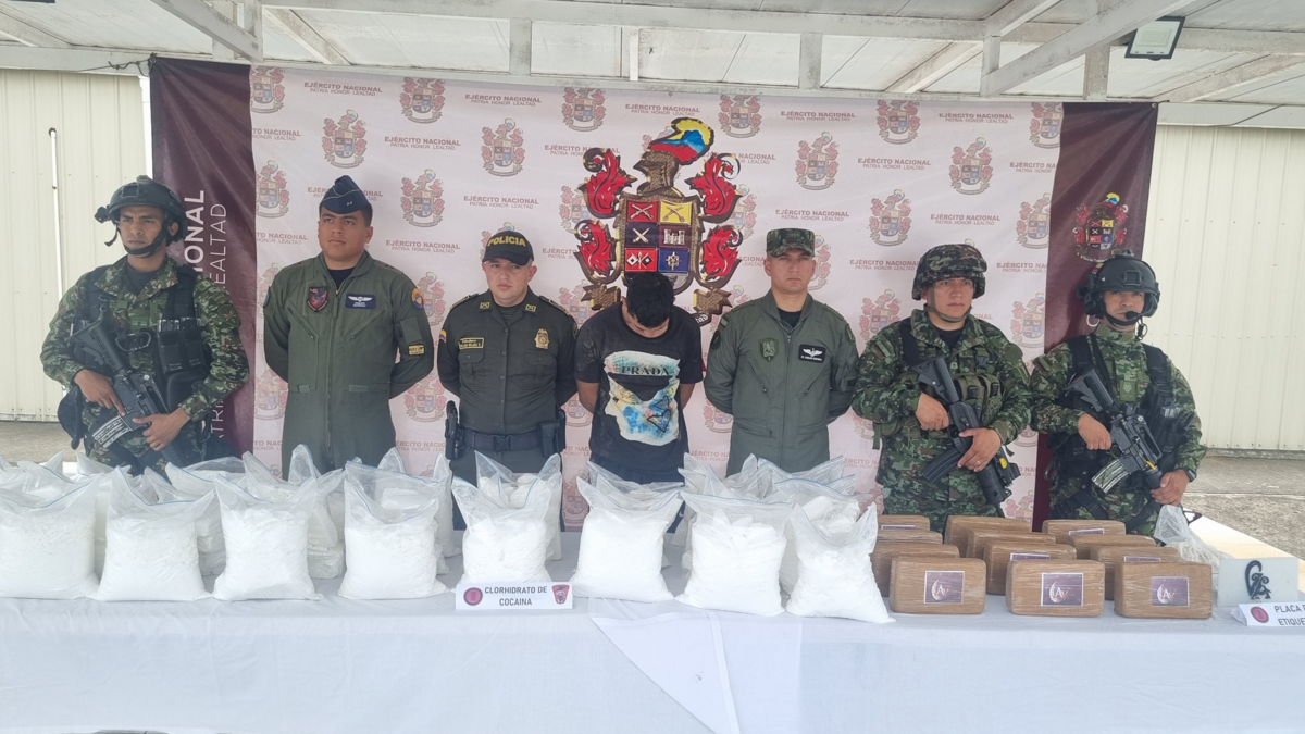 Los ejércitos de Colombia y Ecuador destruyeron un laboratorio con casi dos toneladas de clorhidrato de cocaína en Tumaco, Nariño

 – En la mira