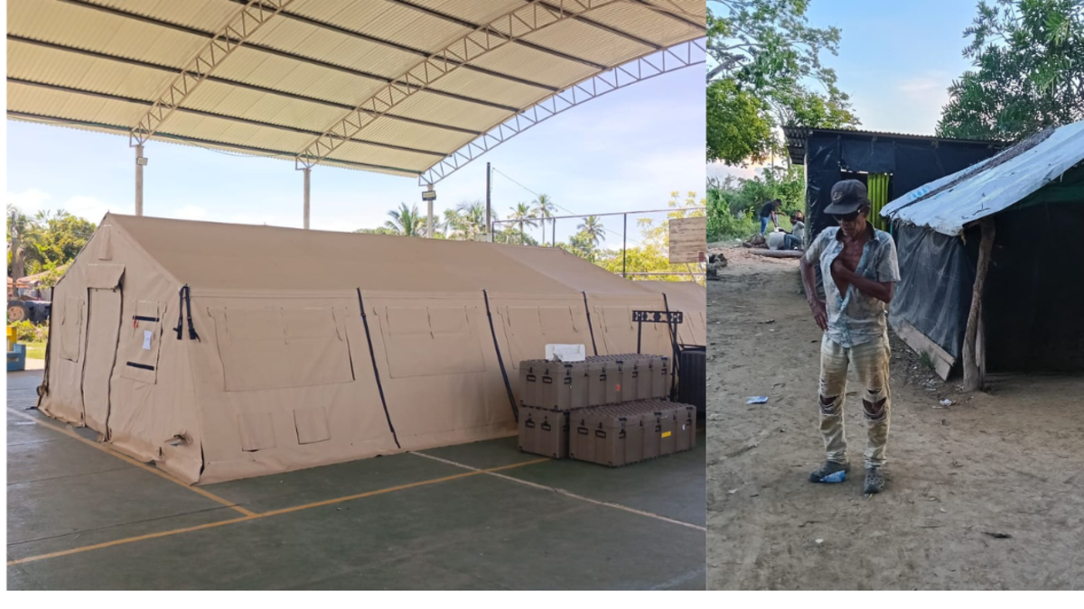 El director Ungrd se reunió desde una tienda de campaña con aire acondicionado, mientras las víctimas vivían en refugios en medio del agua.

 – En la mira