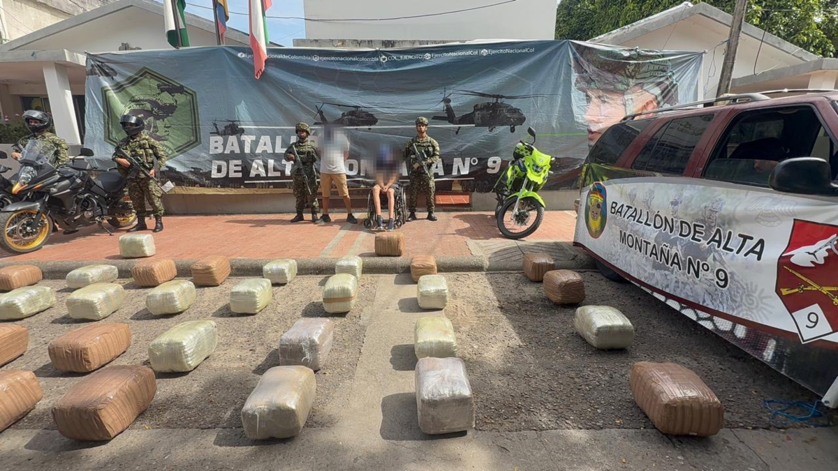 El Ejército incautó marihuana con destino a Bogotá, apodada “Junior”, y realizó otros operativos
 – En la mira