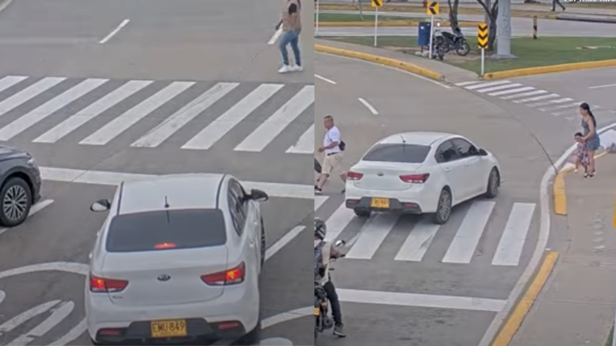 Madre e hija se salvaron de ser atropelladas en una rotonda
 – En la mira