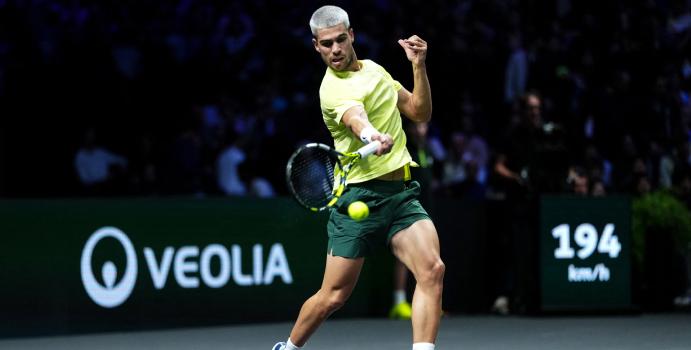 Alcaraz quedó eliminado en su primer partido en París-Bercy 2025
 – En la mira