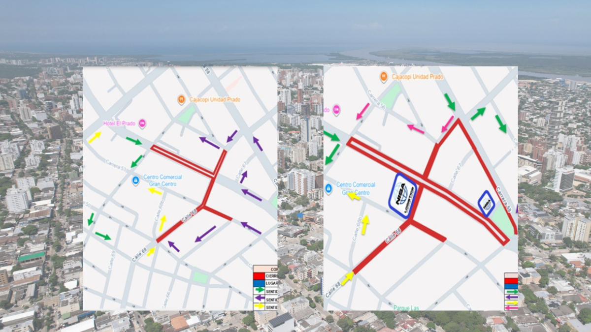 Cierres de carreteras el lunes 6 de octubre para obras en serie en Circunvalar y Netflix en el norte de Barranquilla

 – En la mira