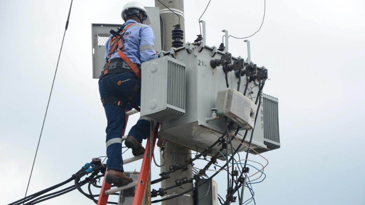 Cuatro personas estaban sorprendidas por el robo del cable a la luz del día.

 – En la mira