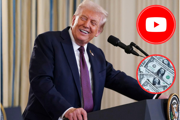 YouTube paga a Trump 24.5 millones por la suspensión de su canal – 

 – En la mira
