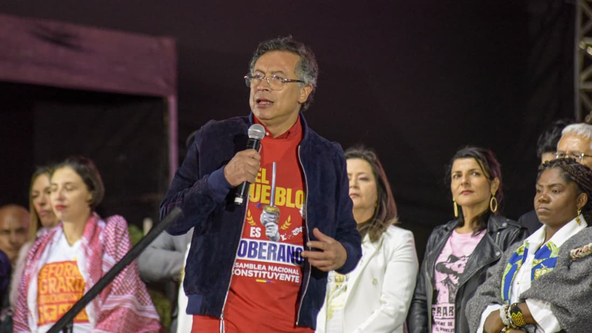 El presidente Petro reacciona a la decisión de incluirlo en la “lista Clinton” y exige convocar a los electores para la próxima sesión
 – En la mira