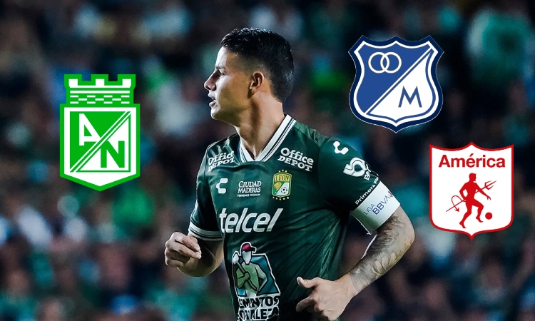 James Rodríguez acabaría con el sueño de Nacional y Millonarios

 – En la mira