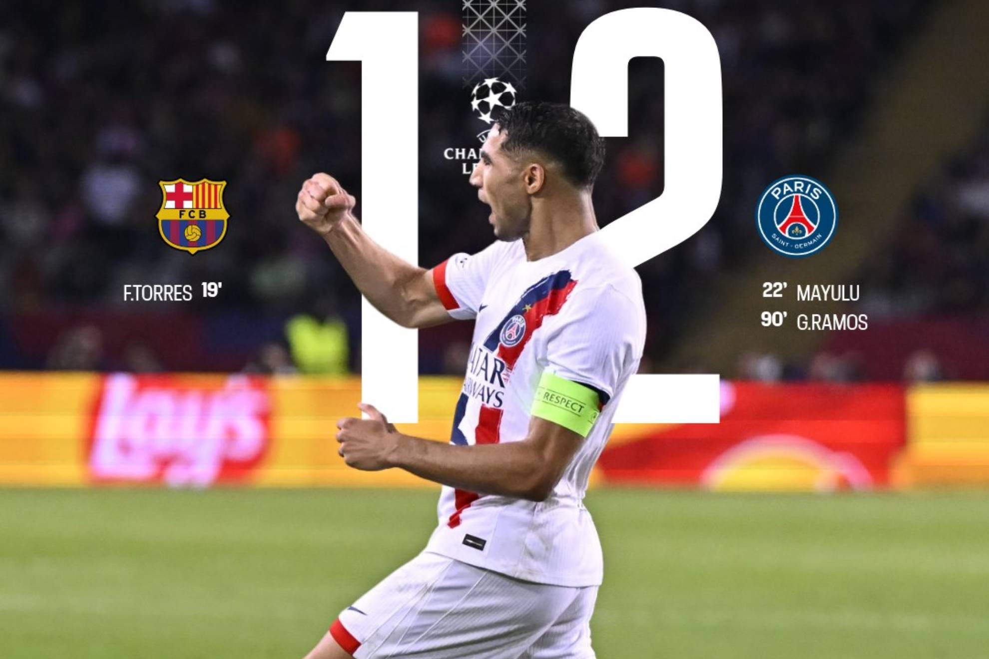 El PSG sorprende al Barça con un objetivo doloroso en la Liga de Campeones – 

 – En la mira